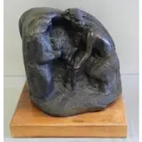 Doug Hyde, Hopi Legend., Bronze Figural Grouping "Hopi Legend." Signed and numbered 3/10 along lower edge