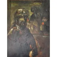 Joachim Probst, Joachim Probst, New York, 1913 - 1980, Oil on Canvas "Heaven is So Grounded