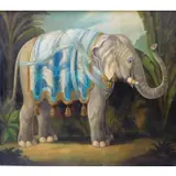 William Skilling, Purchased from Macy's 20+ years ago, Oil on Canvas of an Elephant