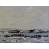 Ivan Mosca, Ivan Mosca, Italian, 1915 - 2005, 1962 Oil on Canvas Beach Landscape