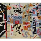 Stuart Davis, Report From Rockport., Screenprint "Report From Rockport." Signed in the print lower right