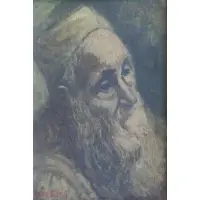 Head of a Rabbi by Max Band, Oil on Canvas, sold Jun 2013
