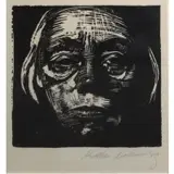 Käthe Kollwitz, Self Portrait or Selbstbildnis