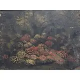 Botanical Greenhouse Interior by Johann Jaunbersin, Oil on Canvas, sold Jun 2013
