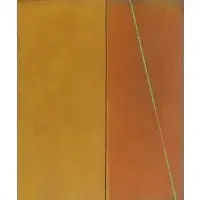 Virginia Jaramillo, Two Ways., 1973 Abstract Oil on Canvas