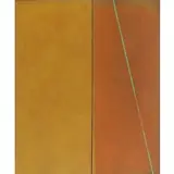 Virginia Jaramillo, Two Ways., 1973 Abstract Oil on Canvas