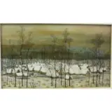Ivan Lacković Croata, Reverse Painting on Glass