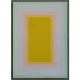 Richard Anuszkiewicz, Richard Joseph Anuszkiewicz, American, b, Screen Print on Masonite