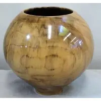 Phillip Moulthrop, Spherical Turned Spalted Gum Wood Vessel