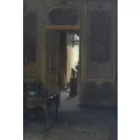 Paul Thomas, O/C of an Elegant Shadowy Interior