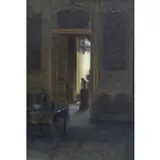Paul Thomas, O/C of an Elegant Shadowy Interior
