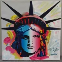 Peter Max, Statue of Liberty.