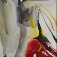 Paul Jenkins, Phenomena Arabic Call., Abstract Acrylic/Canvas "Phenomena Arabic Call." Signed lower center