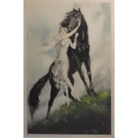 Youth by Louis Icart, Color Drypoint Etching, sold Feb 2013
