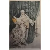 Louis Icart, Casanova, Drypoint Etching "Casanova"