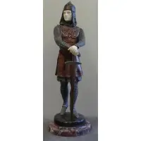 Raphael Corniziere, Untitled, Chryselephantine Sculpture of a Crusader