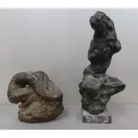 Raimonodo Puccinelli, Untitled, 2 Modernist Bronze Female Figures