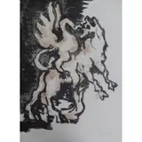Jacques Lipchitz, Untitled, Modernist Mythological Lithograph