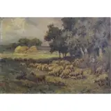 Théophile Deyrolle, Troupeau de Moutons.