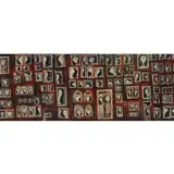 Silvestri Giorgio, 115 Donne., 1956 Oil on Panel "115 Donne." Signed and dated lower right, inscribed verso