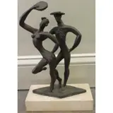 Zavel Zavel, Silber, Bronze Sculpture of Spanish Dancers
