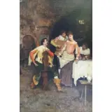 Federico Andreotti, Tavern Scene with Serenading Cavaliers