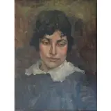 Arthur Grimm, Arthur Grimm, German, 1883 - 1948, 1912 Oil on Canvas Portrait