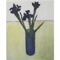 Betsy Podlach, Still life with lilacs, Mixed Media on Paper
