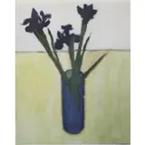 Betsy Podlach, Still life with lilacs, Mixed Media on Paper