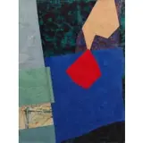 Jerrold Burchman, Recycle/18., 1977 M/M on Paper "Recycle/18." In Lucite frame