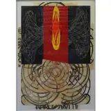 Steven Sorman, In Real Time., Mixed Media/Paper "In Real Time." Acrylic, gouache, gel medium, oil and beeswax