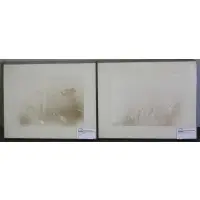 Untitled V by Stanley Boxer, Two Mixed Media Drawings on Paper, sold Nov 2012