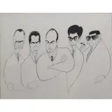Al Hirschfeld, The Sopranos.