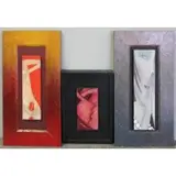 Andrei Protsouk, Beach, 3 Giclees on Canvas Mounted on Wood