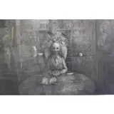 Lawrence Robins, Numbered 10/19, 1979 Mezzotint of a Scholar
