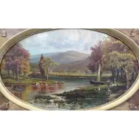 Adelaide R Husted, Untitled, Canvas laid on board with print verso