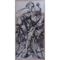 Paul Cadmus, Going South., Etching "Going South." Signed (c) Paul Cadmus in the plate only lower left