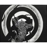 Alton Tobey, Target., Abstract Mixed Media "Target." Signed lower center
