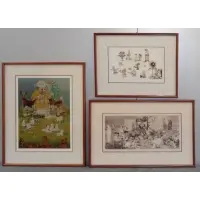 Charles Bragg, International Harvester, 3 Pencil Signed Prints