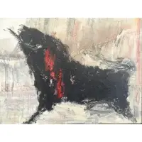 Gino Hollander, Modernist O/C of a Bull