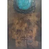 Pierre Jacquemon, Pierre Jacquemon, French - New York, 1936 - 2002, Abstract Oil on Canvas