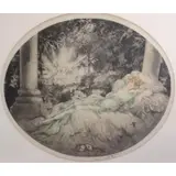 Louis Icart, La Belle Au Bois Dormant.
