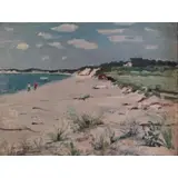 Nicolai Cikovsky, Oil on canvas laid on board