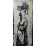 Frank Gonzalez, Dama de Sociedad., Oil/Masonite "Dama de Sociedad." Signed and dated 1958-59 verso