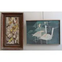 Vernon Smith, Untitled, 2 Gouaches on Paper of Birds