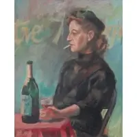 Ron Miller, O/C of Woman Smoking Cigarette