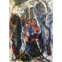 Eska Smythe, A great looking painting, Large Abstract Oil on Canvas