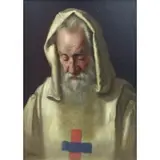 Henry Mosler, O/C Portrait of a Monk