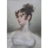 Th Tchoumakoff, Untitled, Watercolor/Pastel of a Beauty
