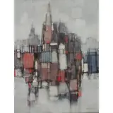 Max Günther, Ils Sont Loin, 1961 Oil on Canvas "Ils Sont Loin" Signed lower right, inscribed with title verso